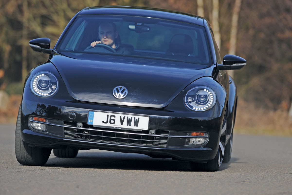 VW Beetle front tracking