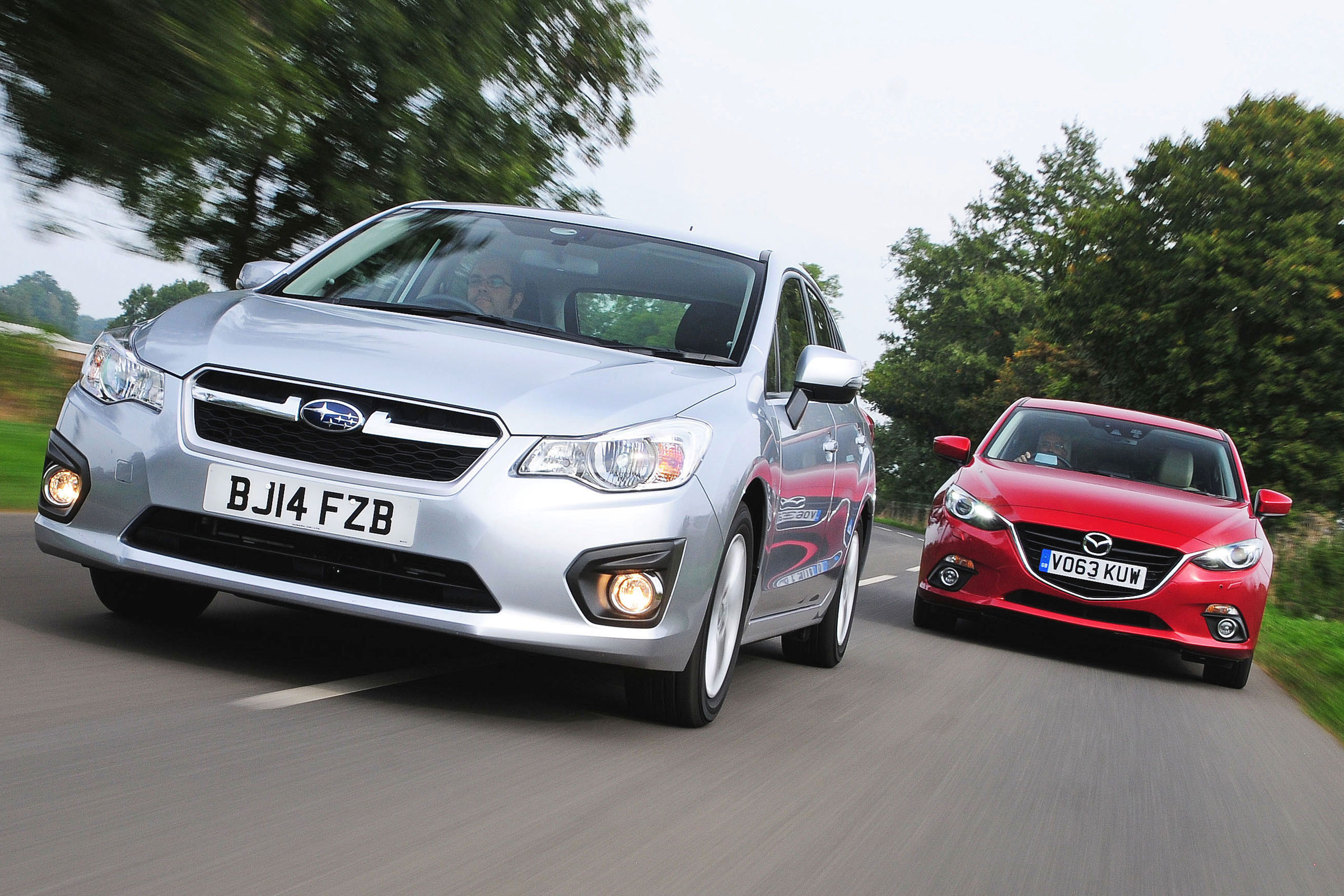 Subaru Impreza vs Mazda 3