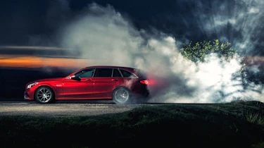Mercedes-AMG C63 Estate 2015 smoke