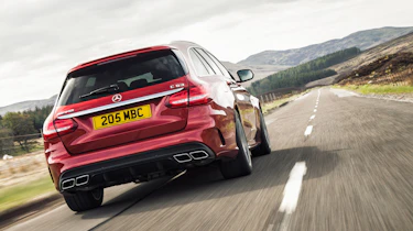 Mercedes-AMG C63 Estate 2015 rear tracking