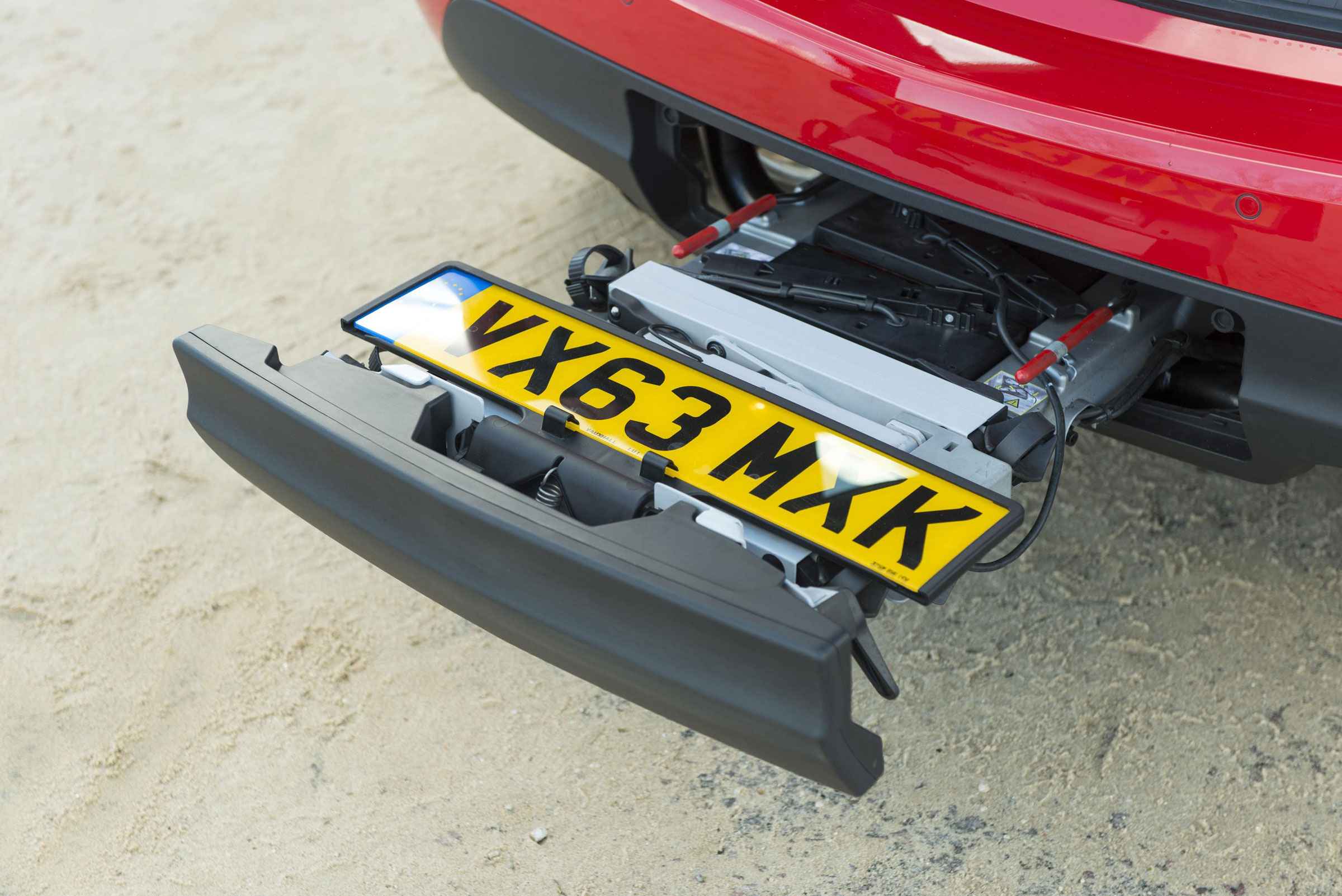 Vauxhall Meriva 2014 facelift - bike rack