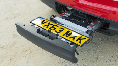 Vauxhall Meriva 2014 facelift - bike rack