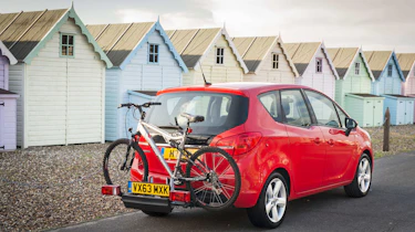 Vauxhall Meriva 2014 facelift - bike rack out