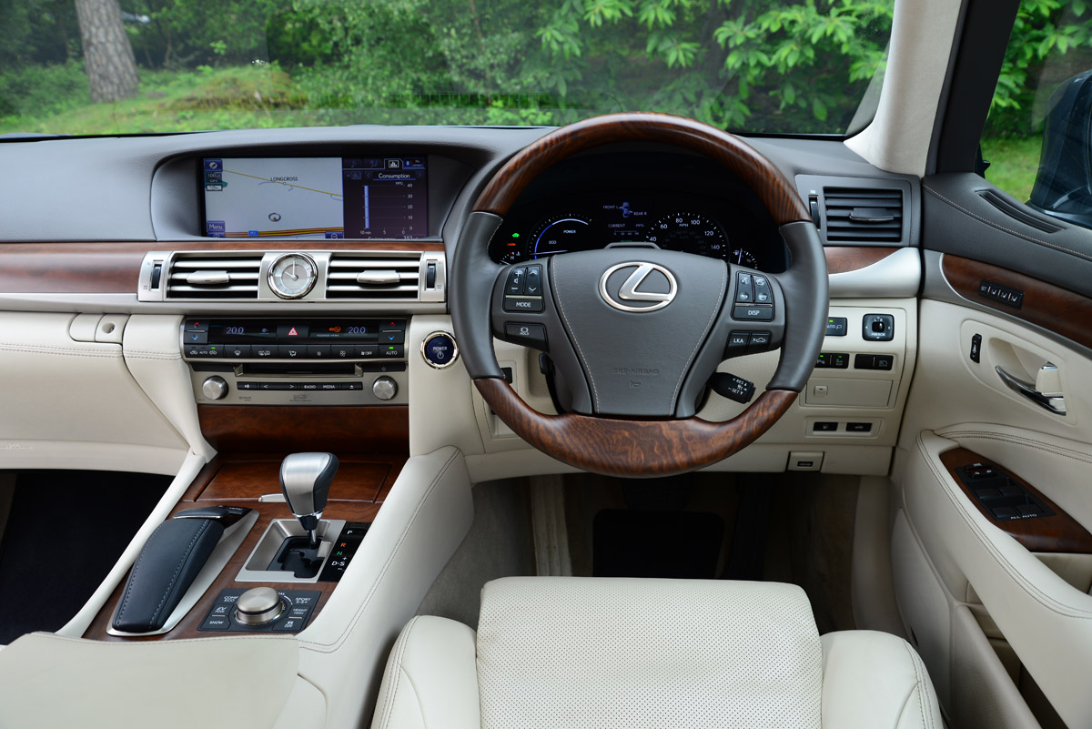 Lexus LS 600h interior wood
