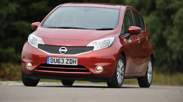 Nissan Note front cornering