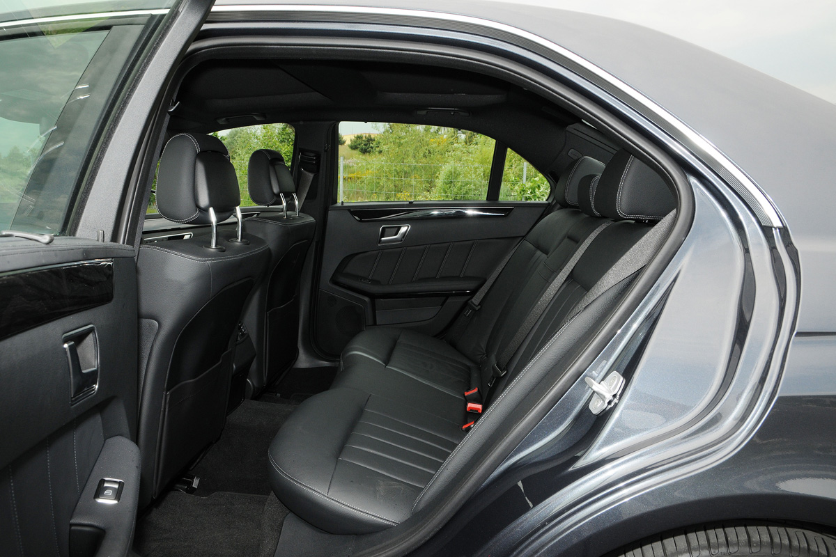 Mercedes E-Class rear seats