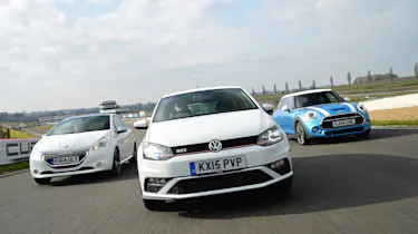 VW Polo GTI vs MINI Cooper S & Peugeot 208 GTi