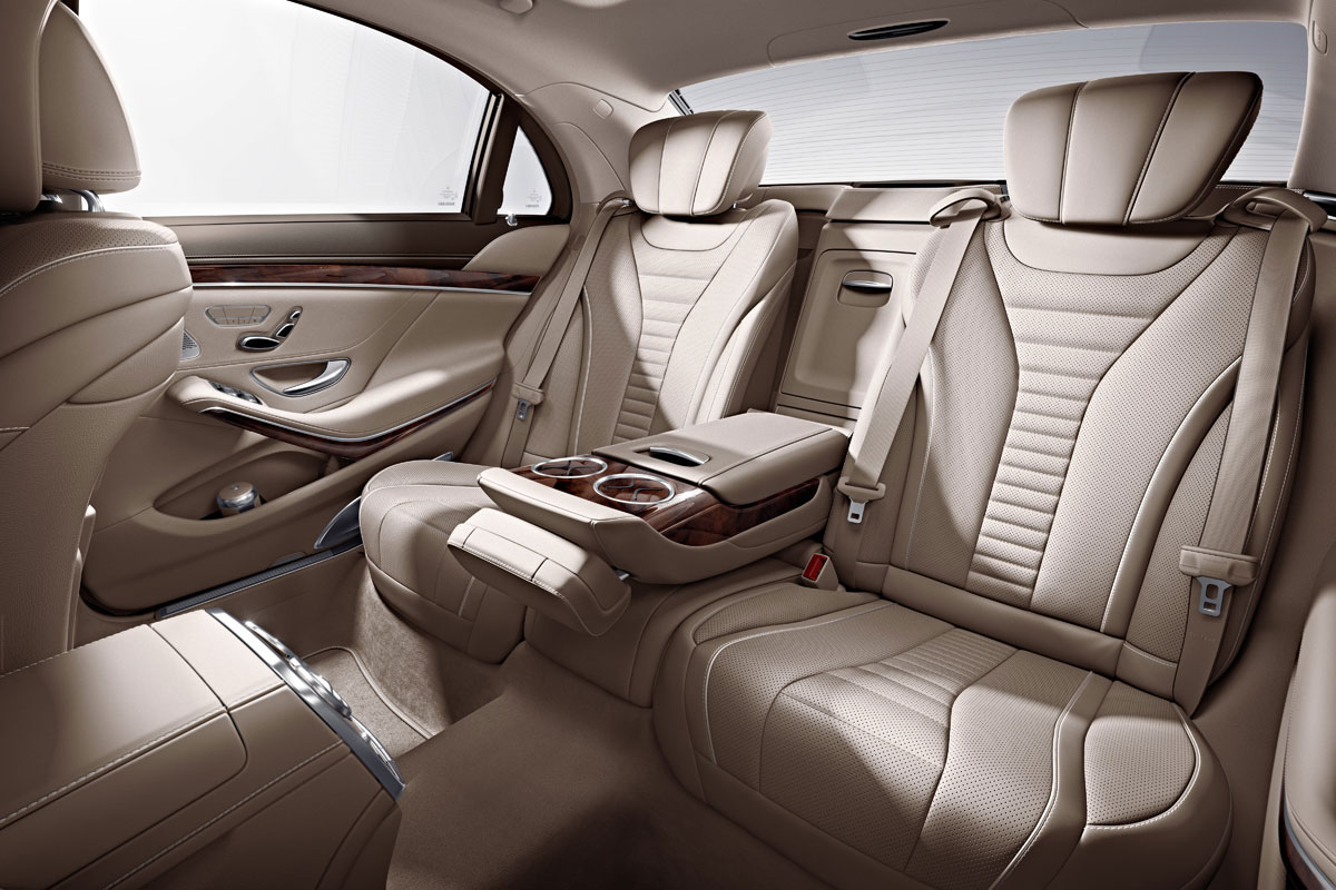 Mercedes S-Class Hybrid rear seats