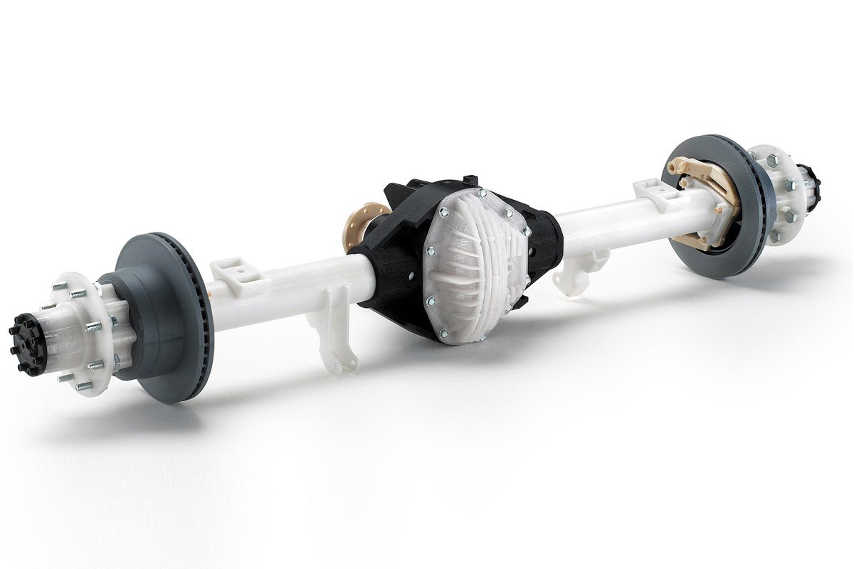 A 3D printed axle