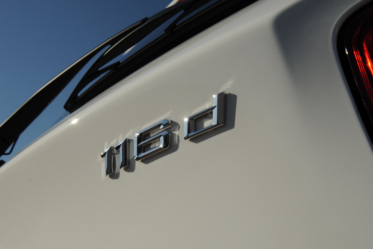 BMW 116d badge