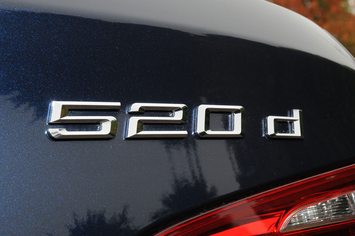 BMW 520d Touring badge