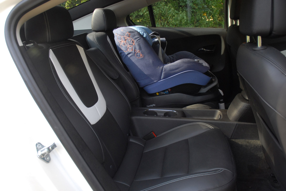 Vauxhall Ampera rear seats