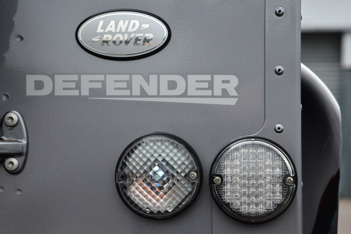Land Rover Defender XTech badge