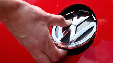 Volkswagen Beetle 2.0 TDI badge