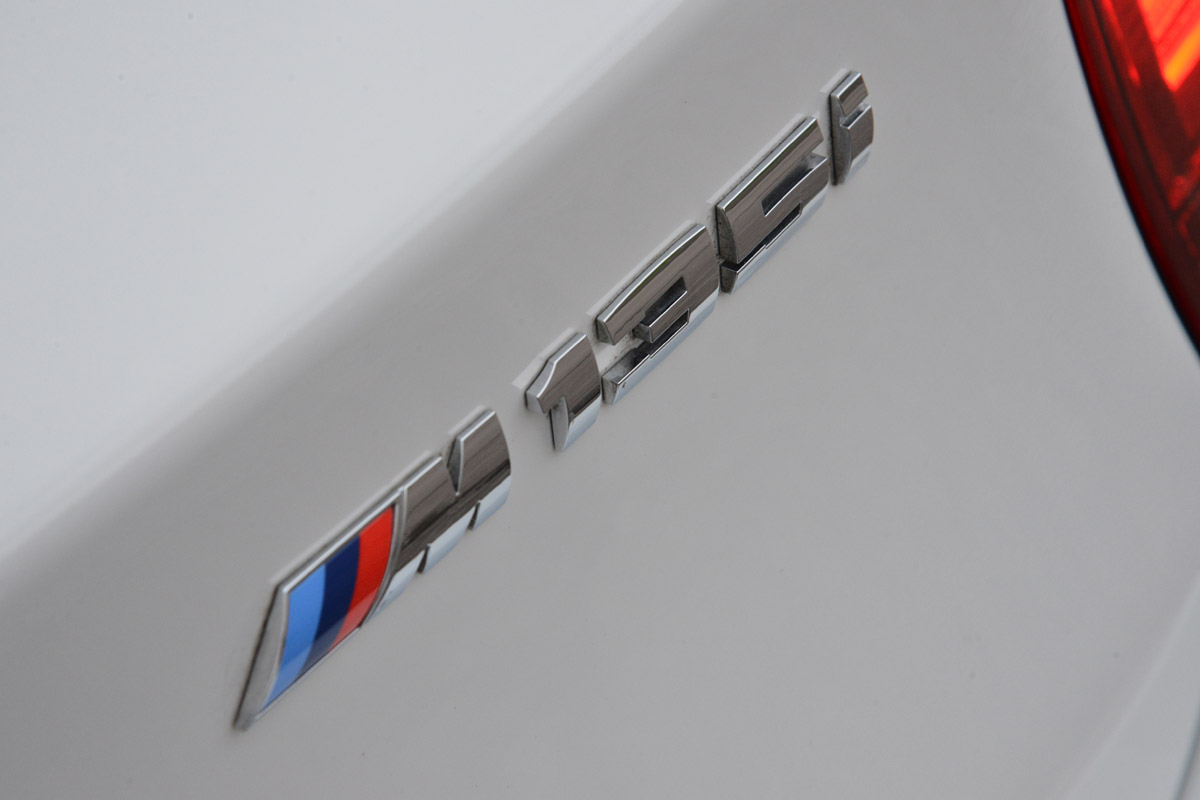 BMW M135i badge