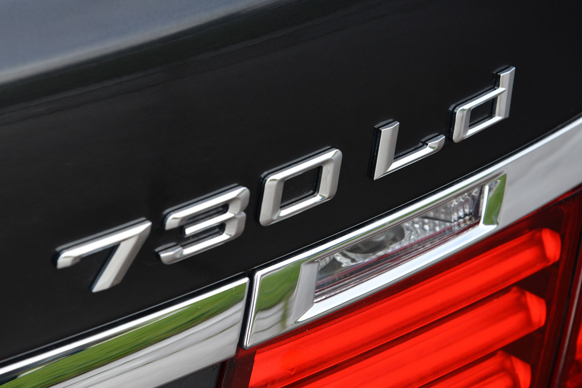 BMW 730Ld badge