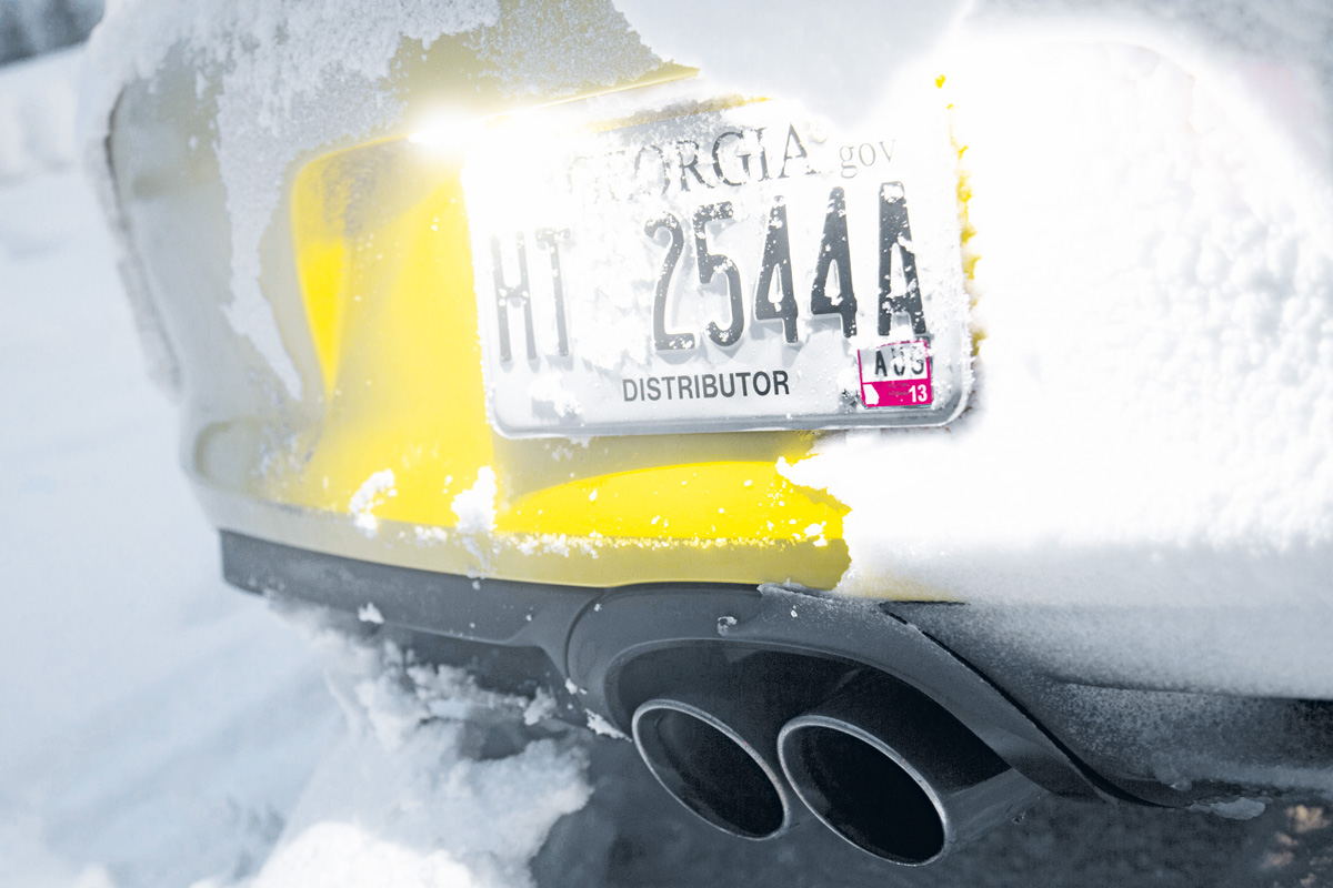 Porsche Cayman S exhaust