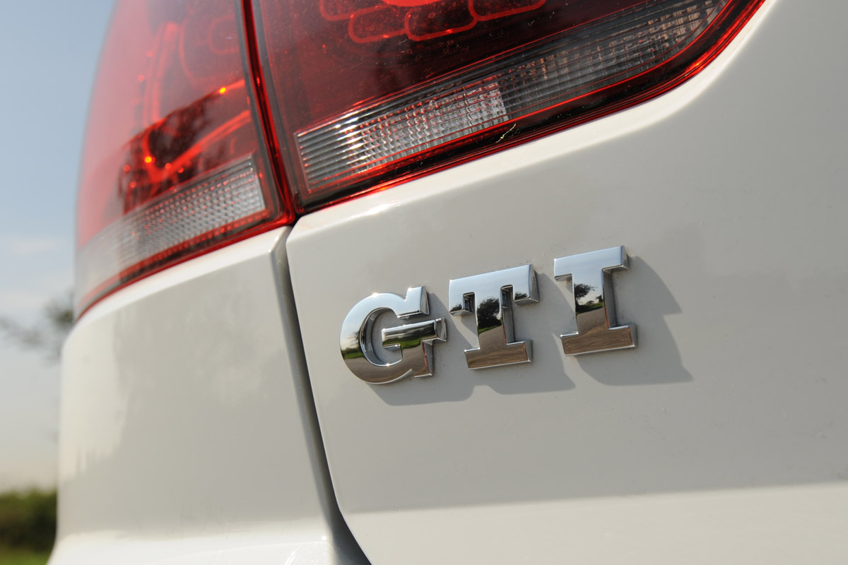 Volkswagen Golf GTI Cabriolet badge