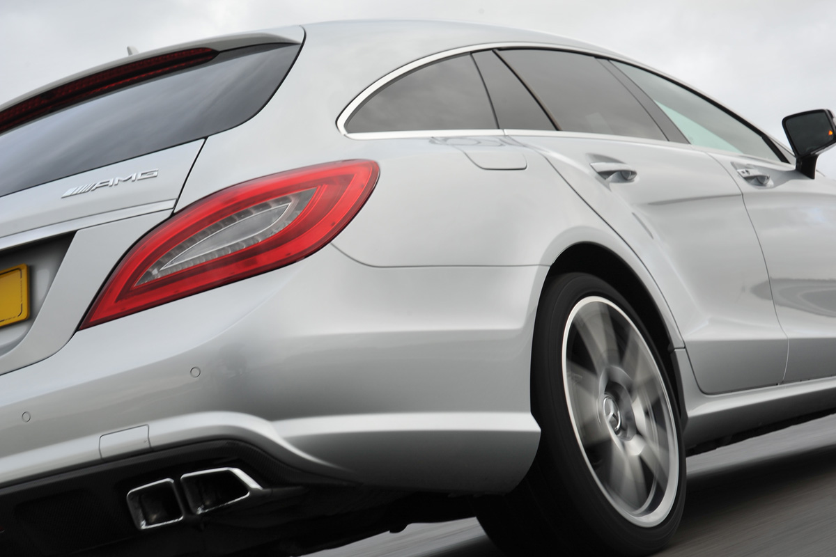 Mercedes CLS 63 AMG Shooting Brake badge