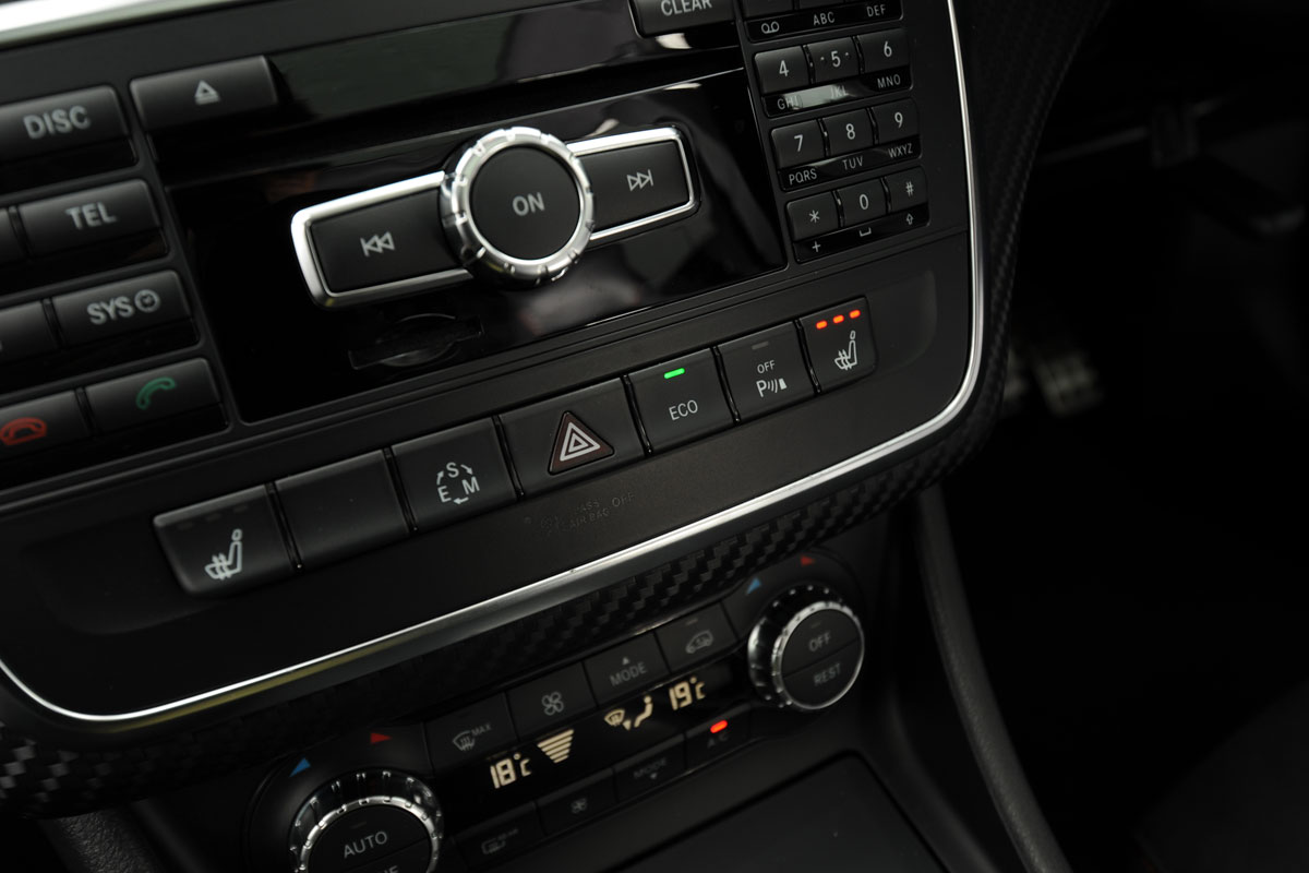 Mercedes A250 interior detail