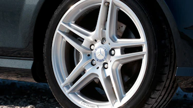 Mercedes C250 CGI Coupe wheel detail