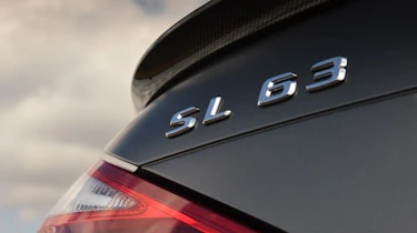 Mercedes SL63 AMG badge
