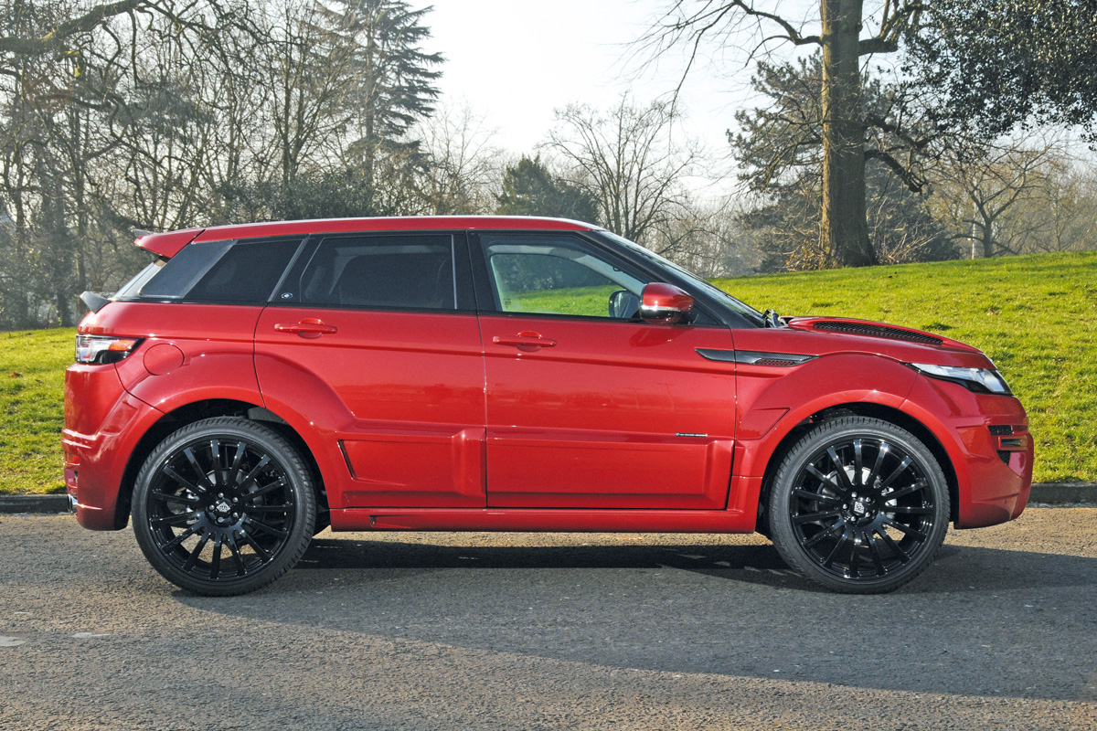 Prindiville Range Rover Evoque side profile