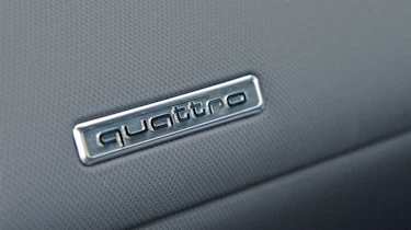 Audi R8 V8 Coupe badge
