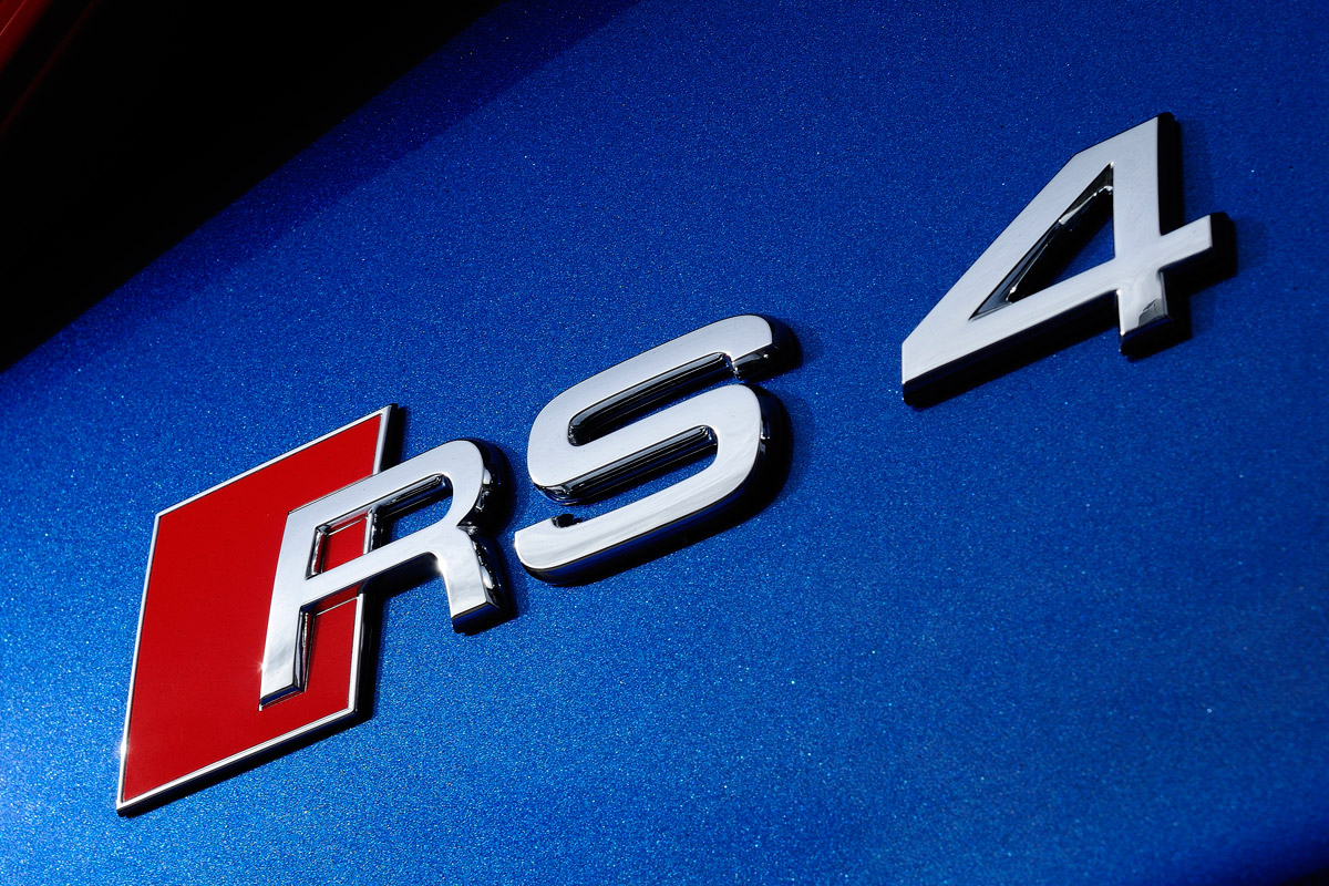 Audi RS4 badge