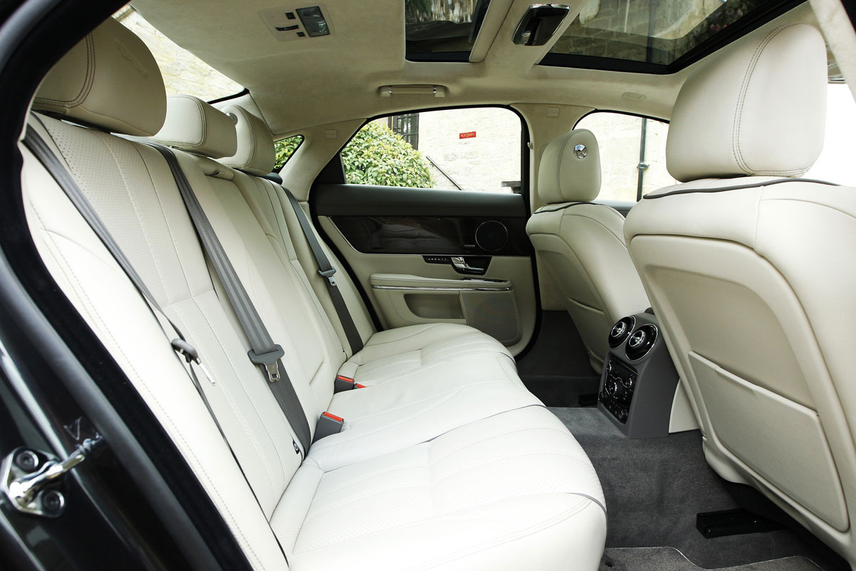 Jaguar XJ rear seats