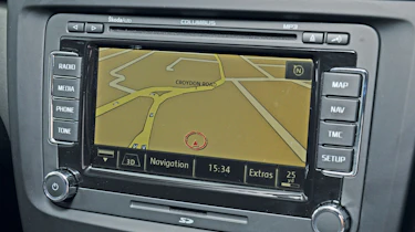 Skoda Yeti sat-nav detail