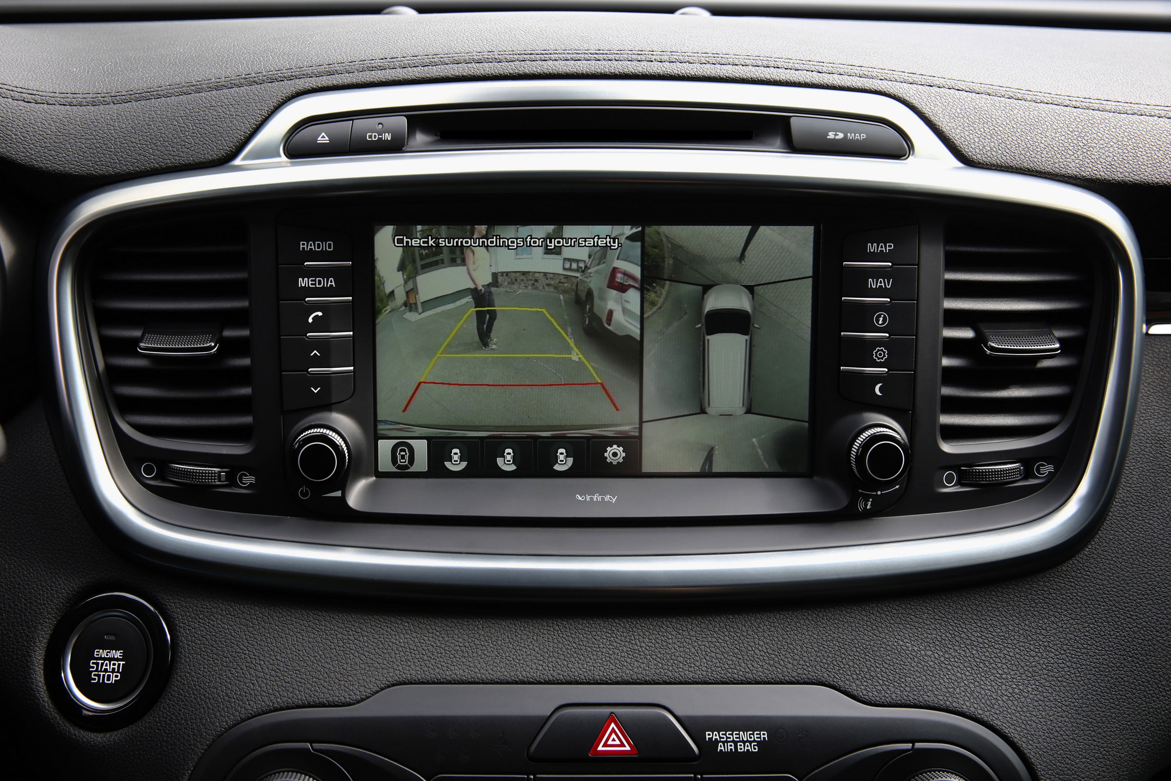 Kia Sorento 2.2 CRDi KX-4 auto - screen