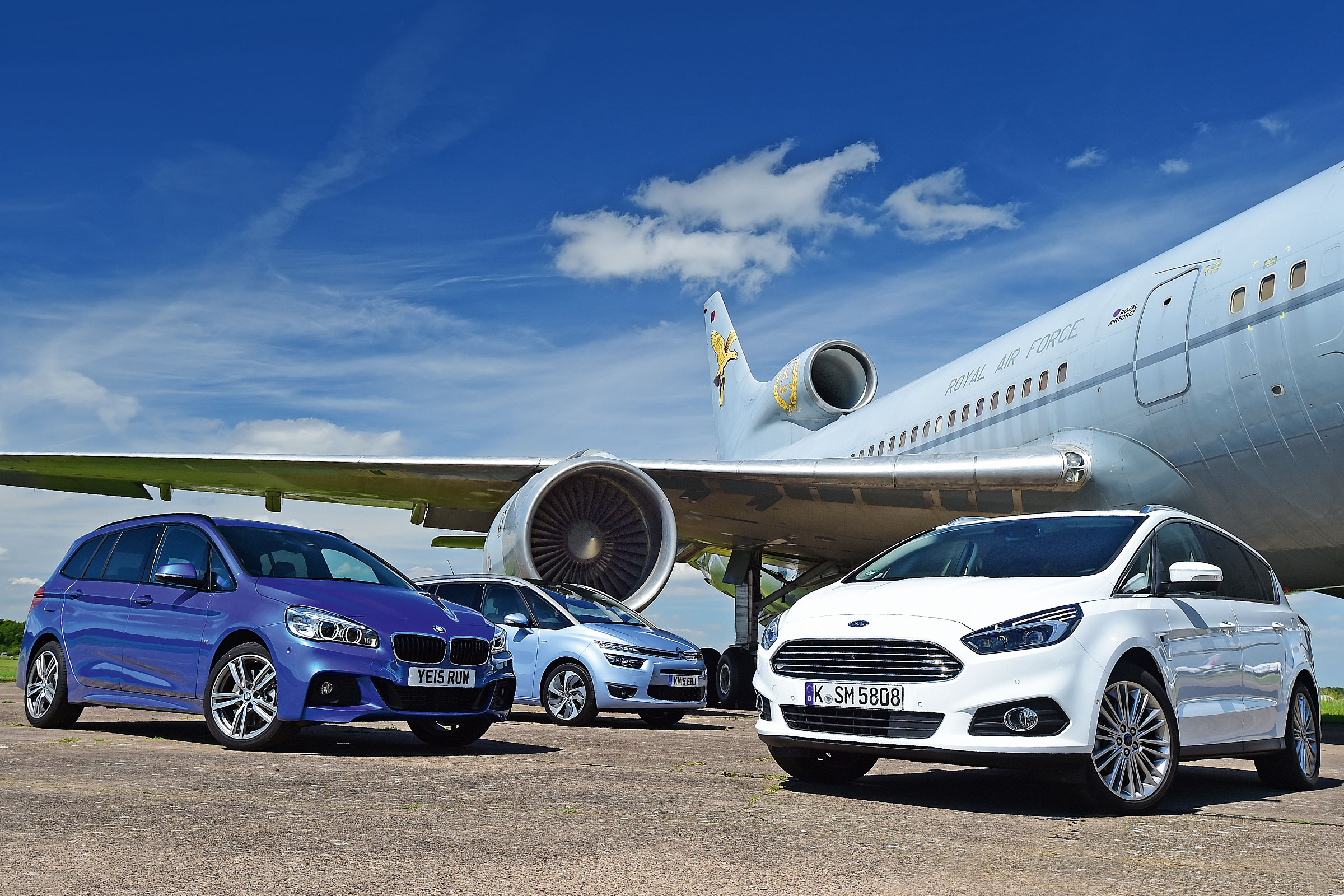 Ford S-MAX vs BMW 2 Series Gran Tourer &amp; Citroen Grand C4 Picasso