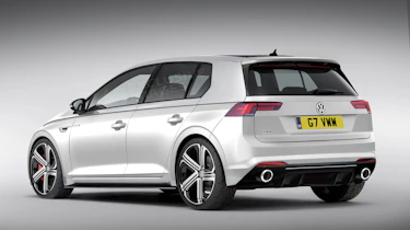 Mk8 VW Gold GTI rendering - rear