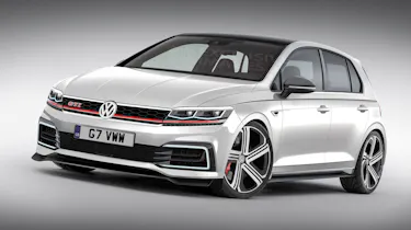 Mk8 VW Golf GTI rendering - front