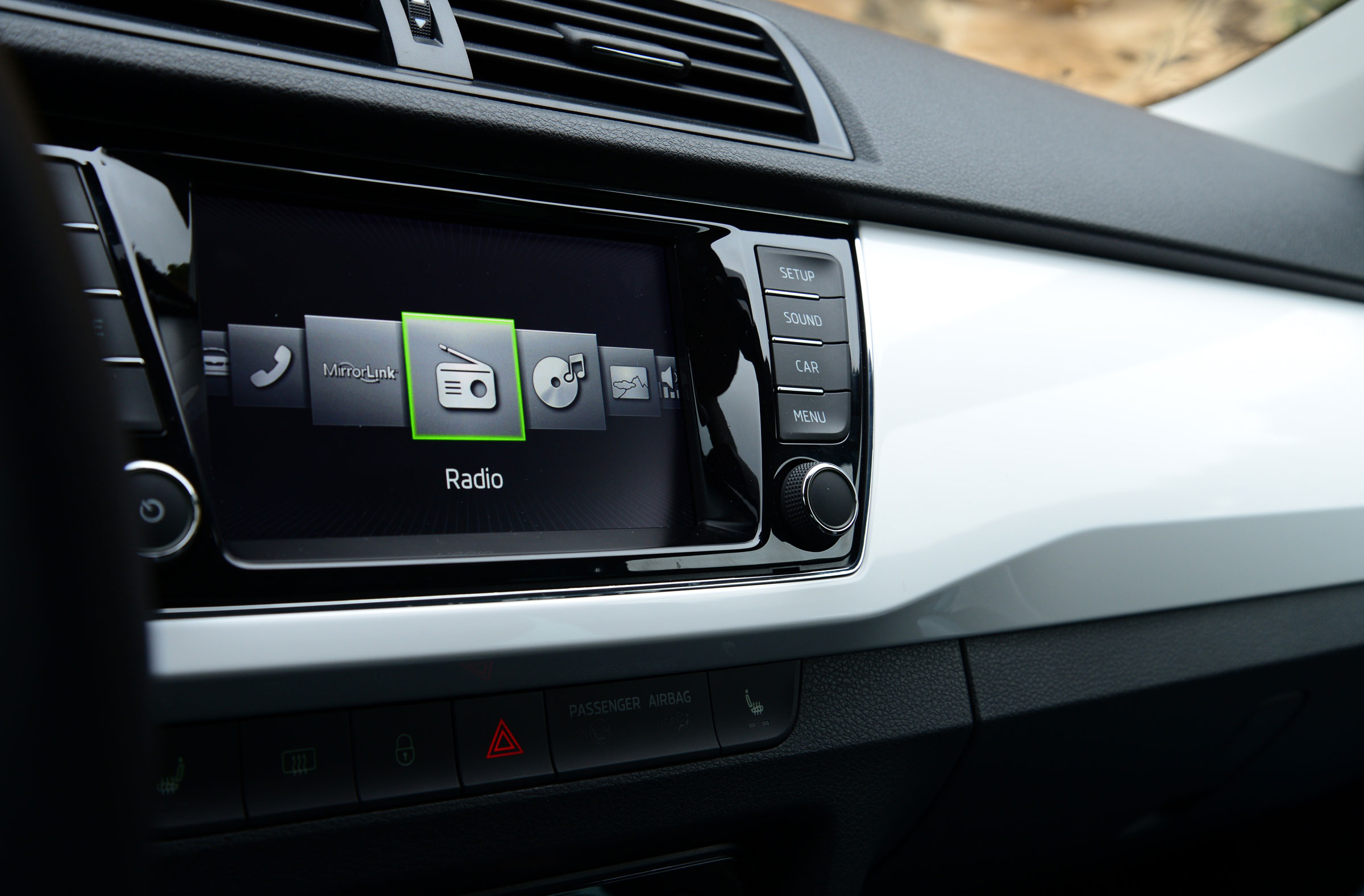 Skoda Fabia - screen