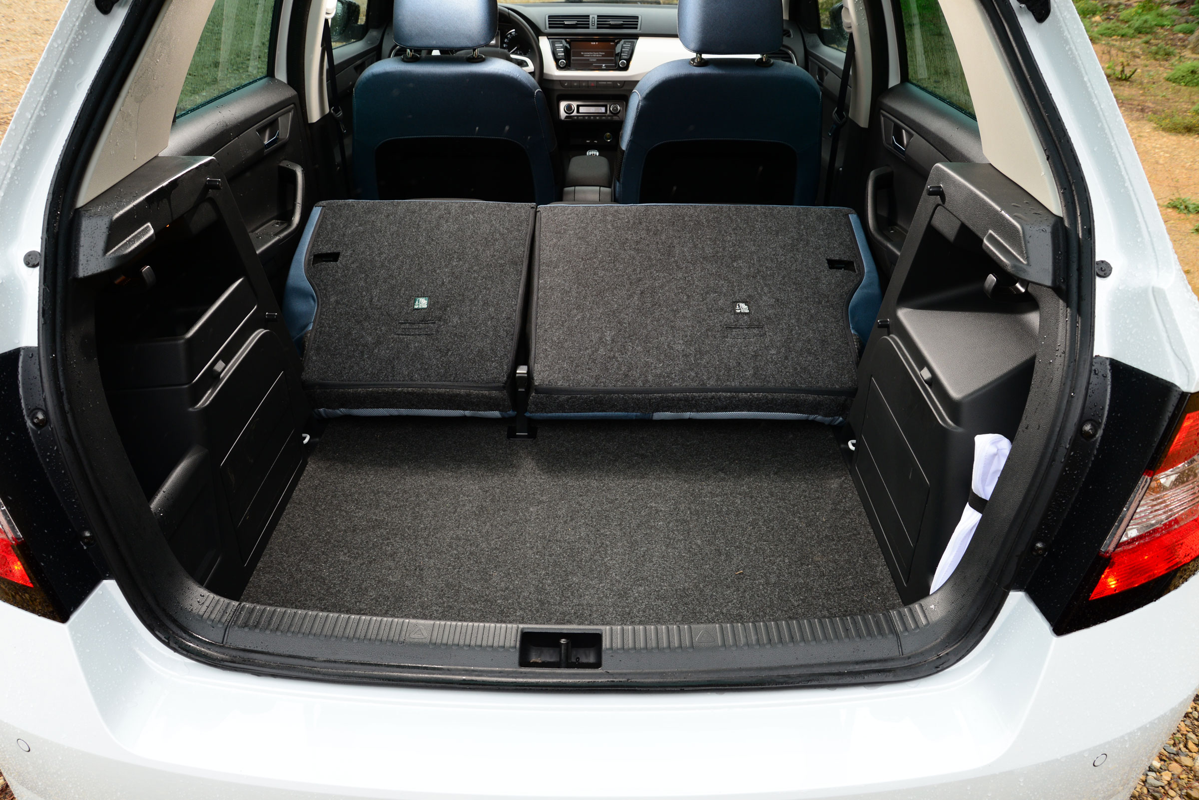 Skoda Fabia - boot seats down