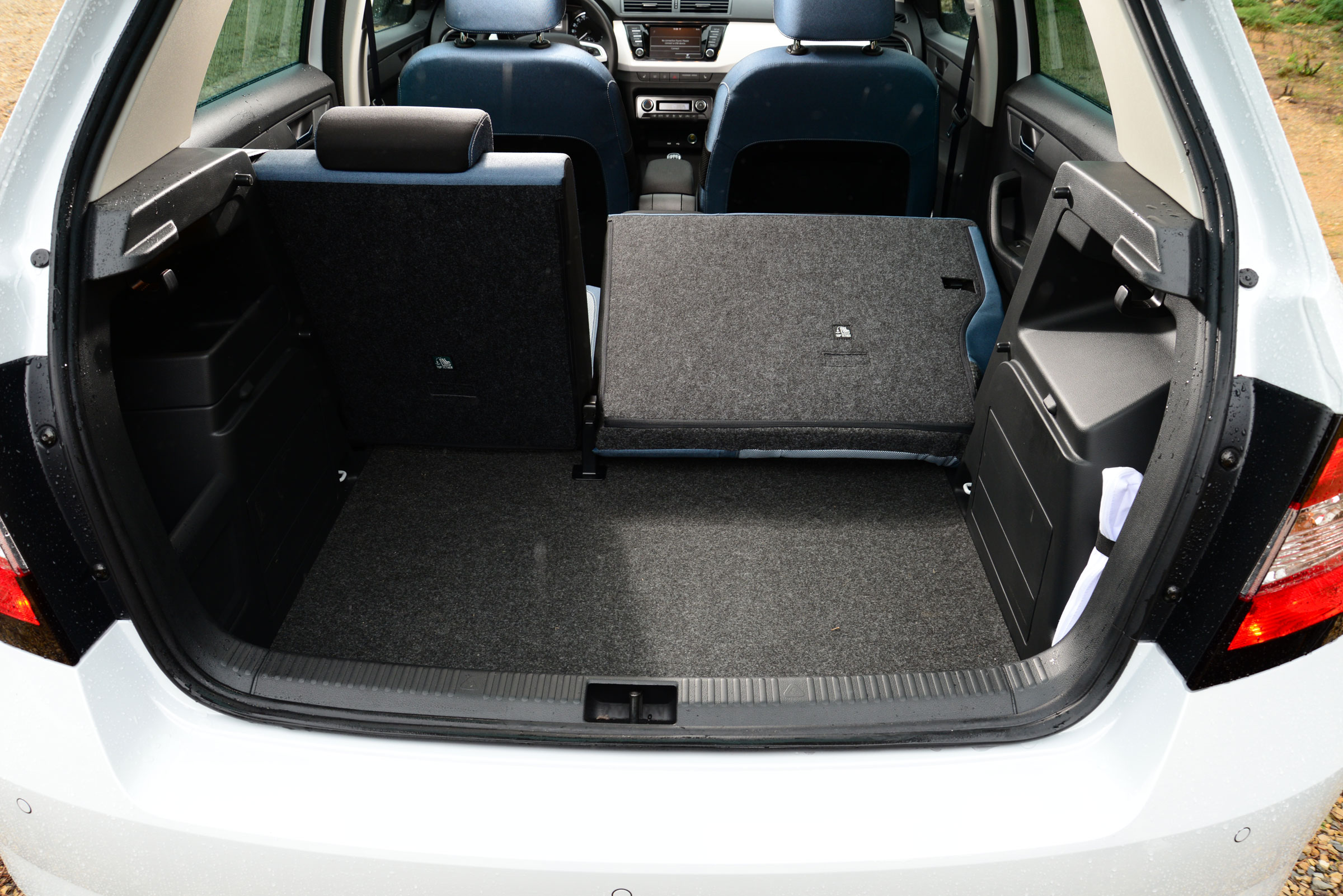 Skoda Fabia - boot seats folded