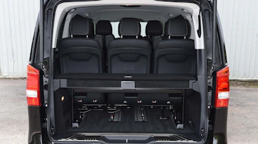 Mercedes V-Class UK drive - boot