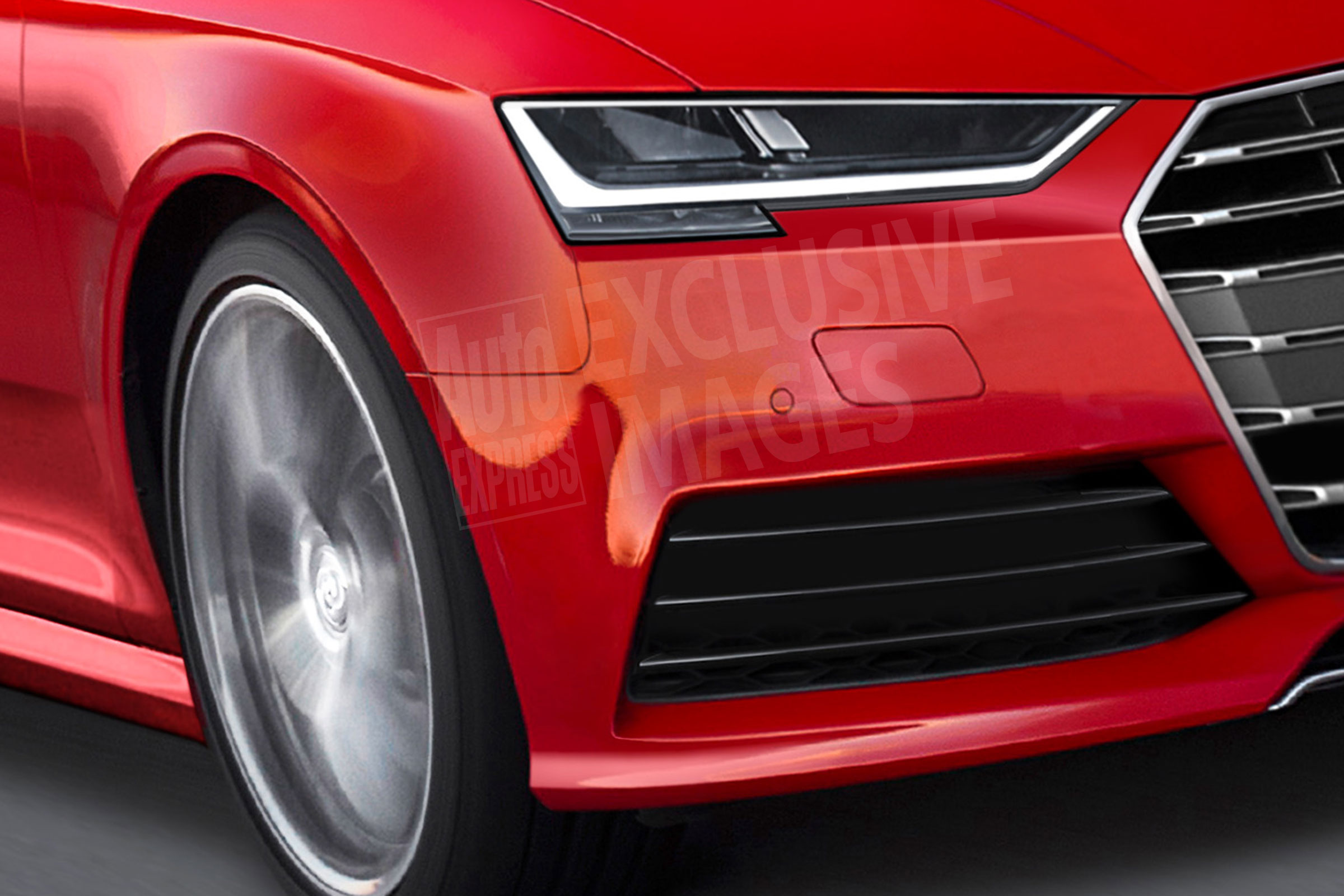 Audi A4 2015 exclusive pic - front detail