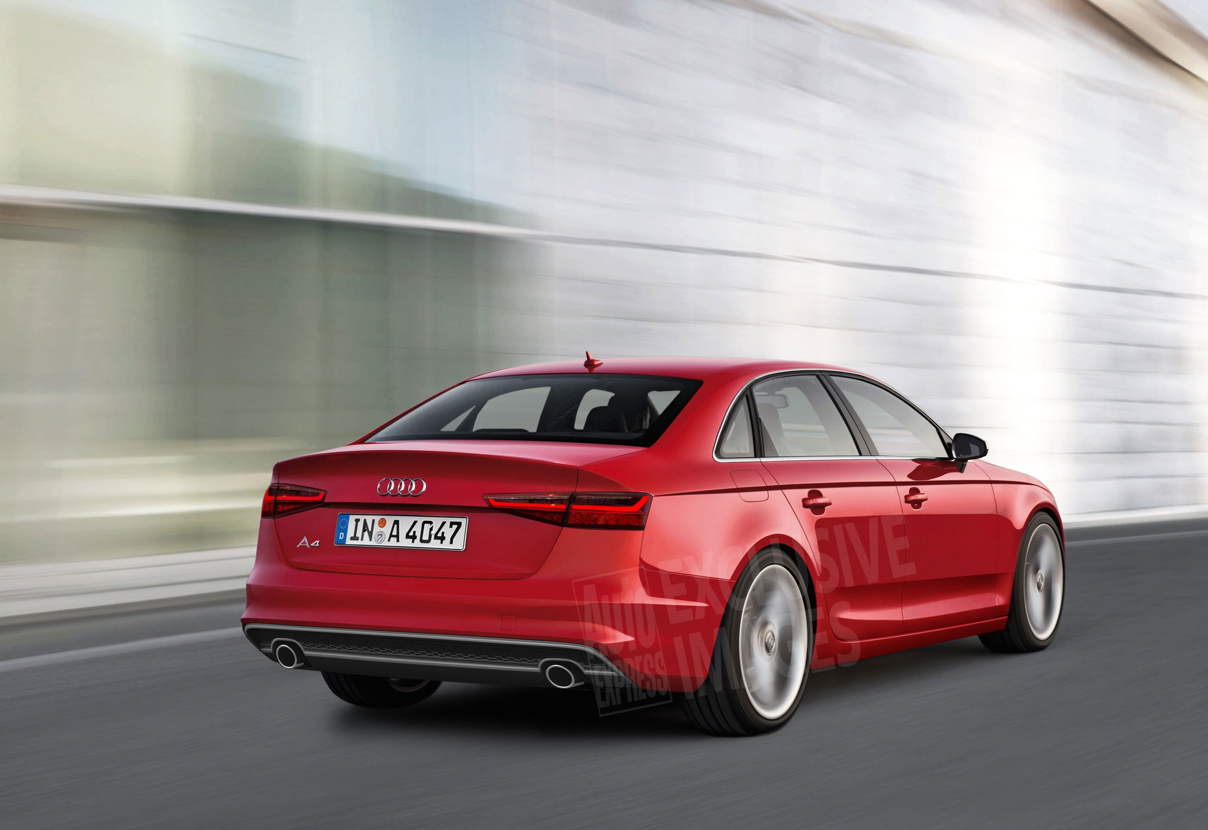 Audi A4 2015 exclusive pic - rear