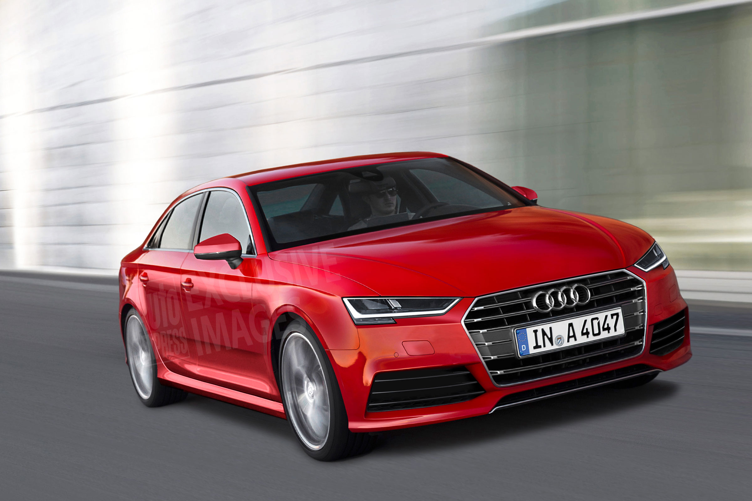 Audi A4 2015 exclusive pic - front