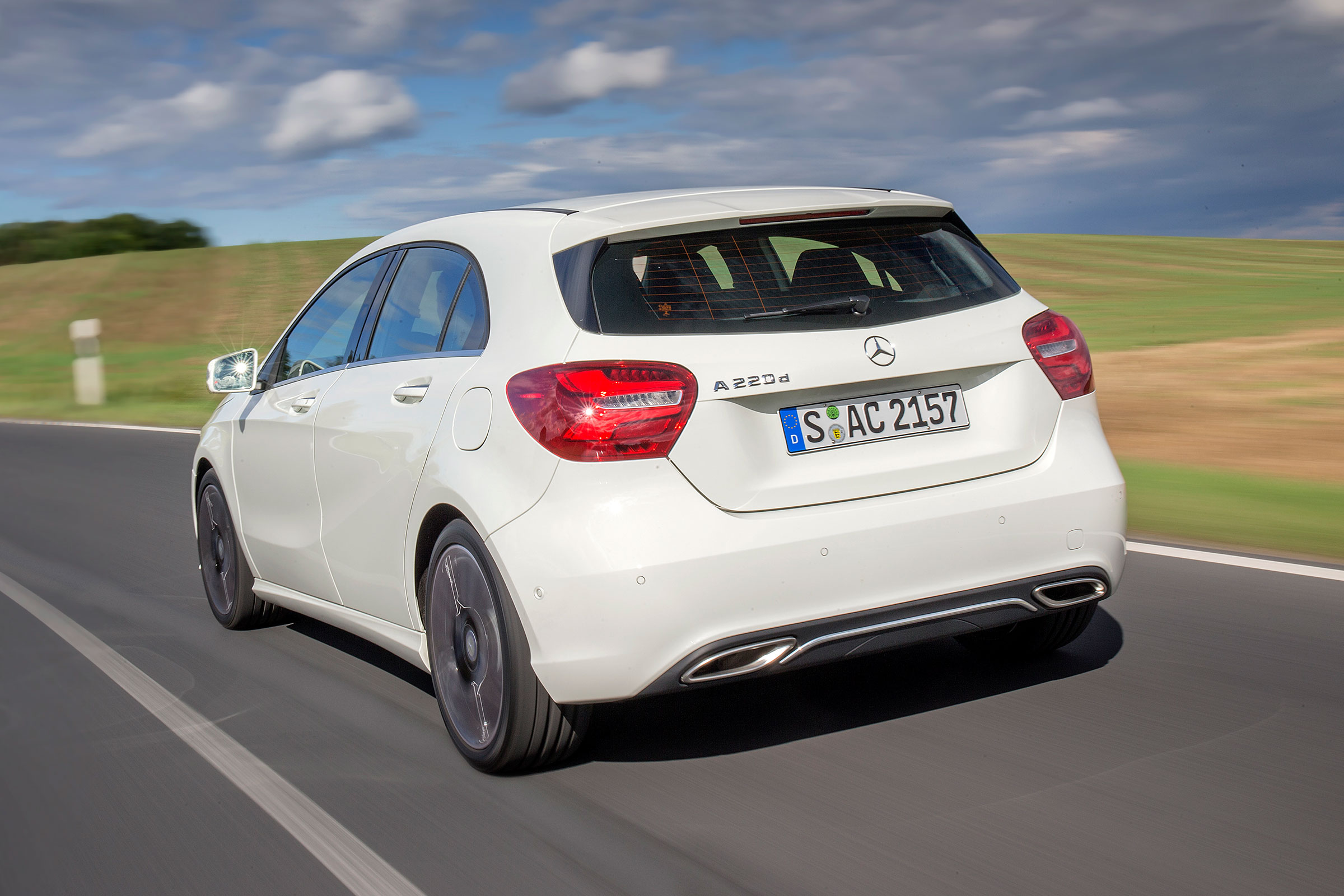 Mercedes A-Class - rear tracking