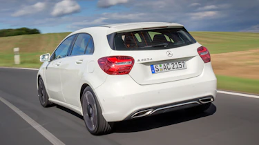 Mercedes A-Class - rear tracking