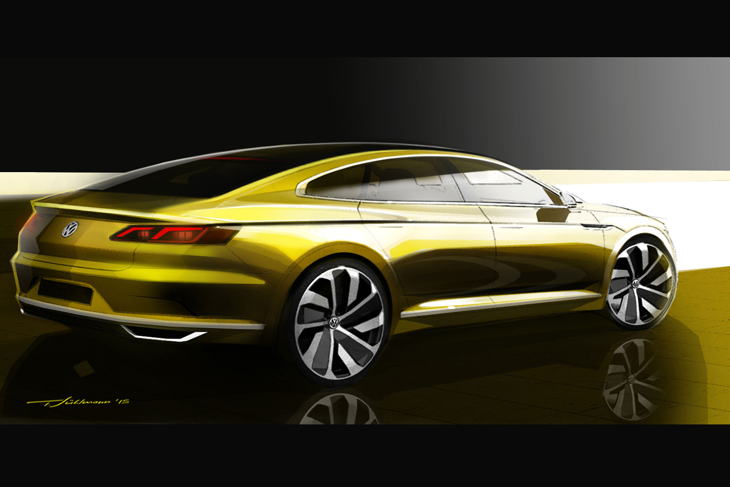 Volkswagen Passat CC concept Geneva 2015 - rear