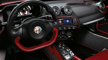 Alfa Romeo 4C Spider interior