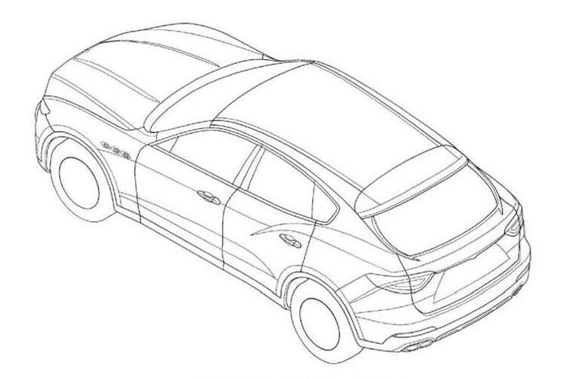 Maserati Levante sketch 2