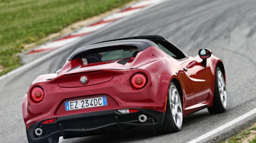 Alfa Romeo 4C Spider rear action