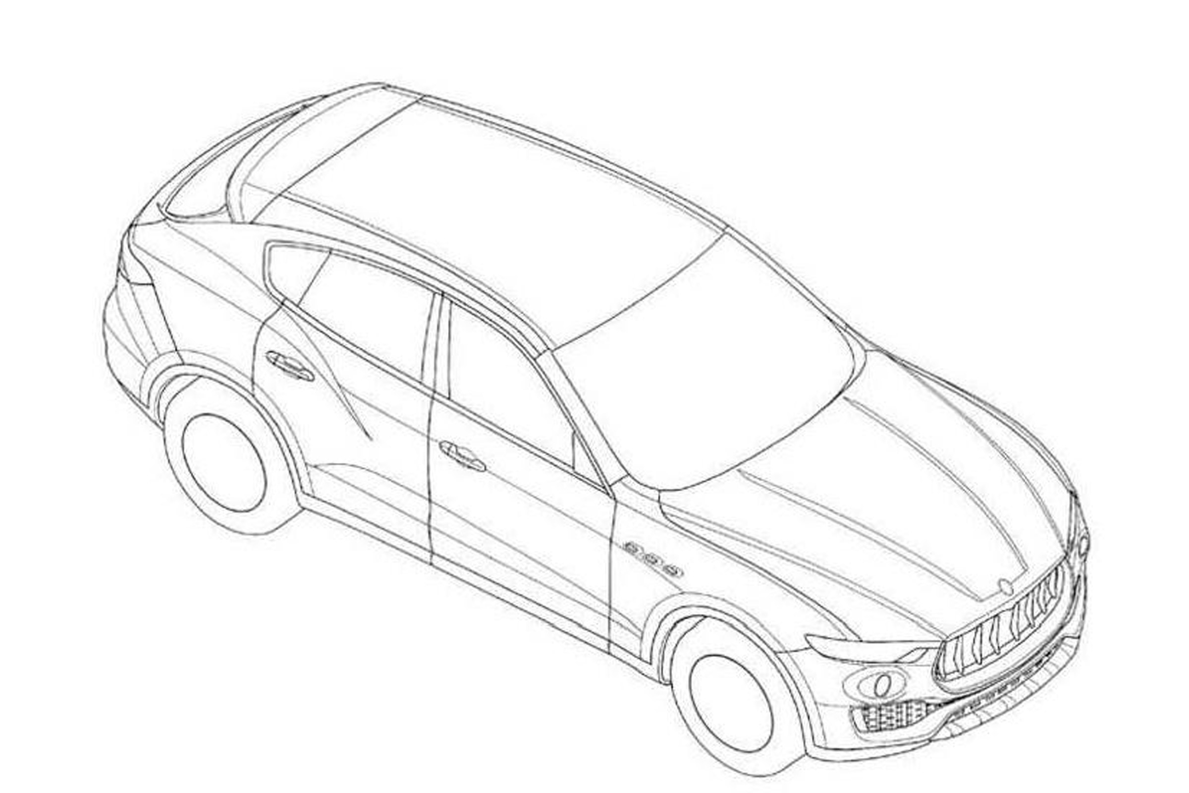 Maserati Levante sketch 1