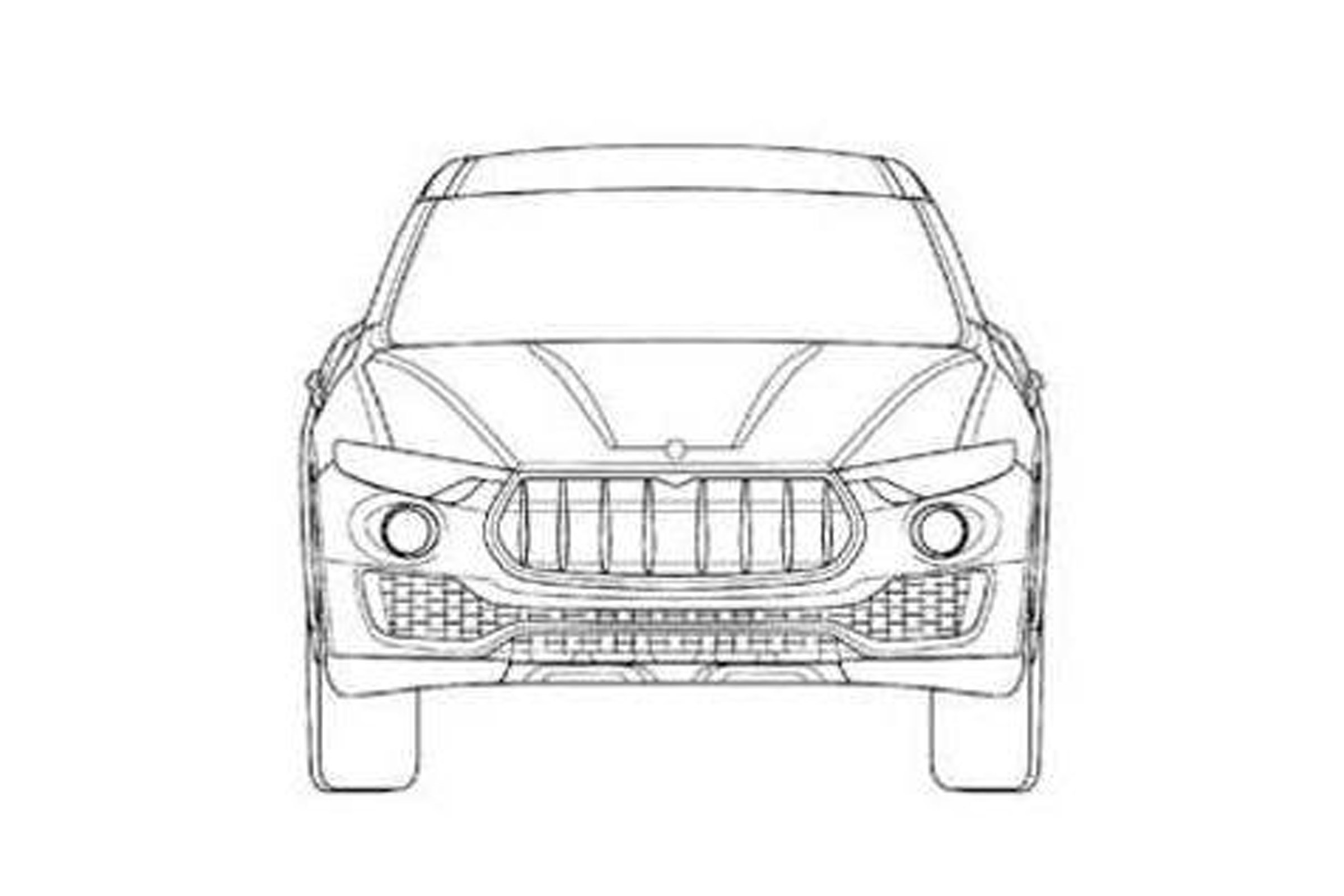 Maserati Levante sketch 3